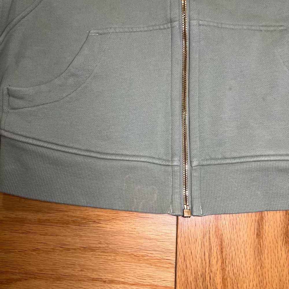 Lululemon Scuba Oversized Full-Zip Hoodie Palm Court/Gold Size XS/S - Picture 7 of 9
